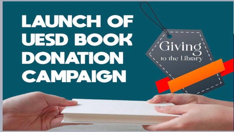 UESD Book Donation Campaign Launched – University of Environment and ...